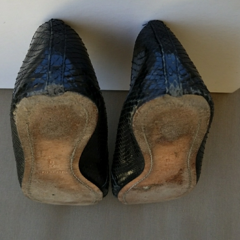 Michael Kors Python Leather Ballet Flats Shoes - image 4